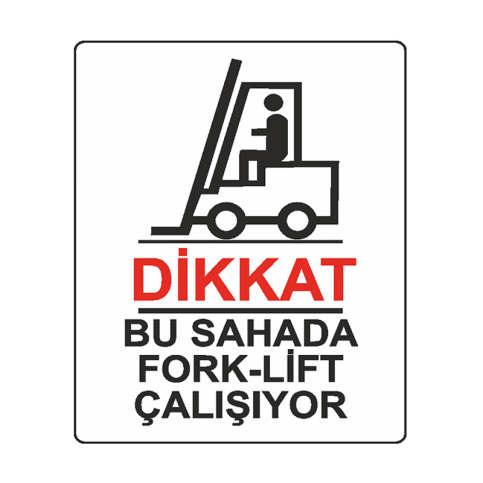 Ekstrafix 204 Yönlendirme Levhası 25X35 Dikkat Bu Sahada For (Yul-408) - 1