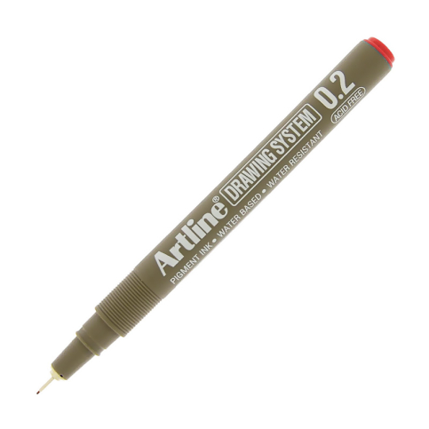 Artline 232 Çizim Kalemi 0.2Mm Kırmızı - 1