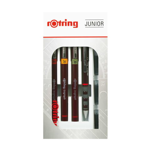 Rotring İsograph Rapido Kalem Seti Junior (02-03-05)+05 Tikky Versatil Kalem 3Lü T1016 (699320) - 1