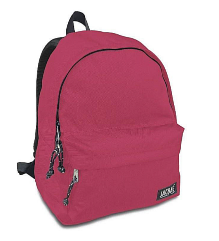 Jacbag 302 Classic Tek Bölme Sırt Çantası Pembe (Jak-12) - 1