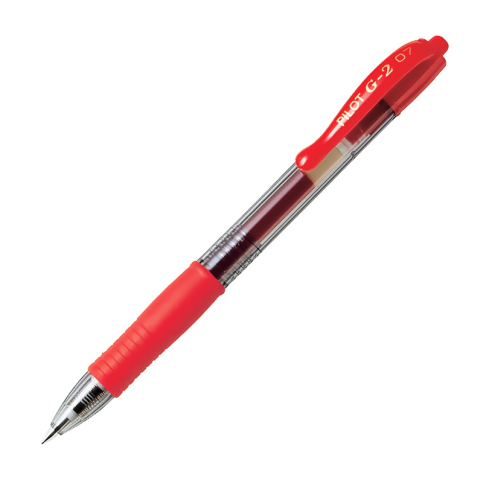 Pilot G2 Jel Kalem 0.7 Kırmızı (51001852) (Bl-G2-7-R-Ff) - 1