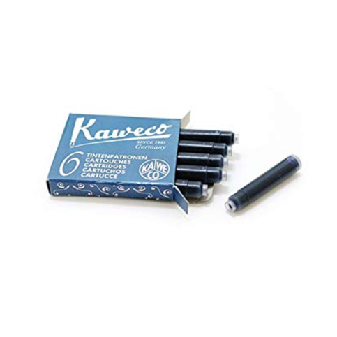 Kaweco 258 Dolma Kalem Kartuşu Mavi-Siyah 6Lı - 1