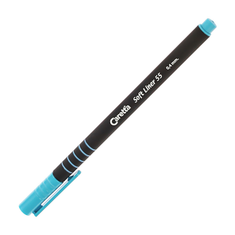 Caretta 55-20 Soft Liner Keçeli Kalem 0.4 Açık Mavi - 1