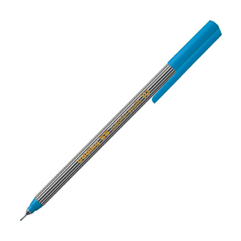 Edding E-55 Fineliner Keçe Uçlu Kalem Açık Mavi - 1