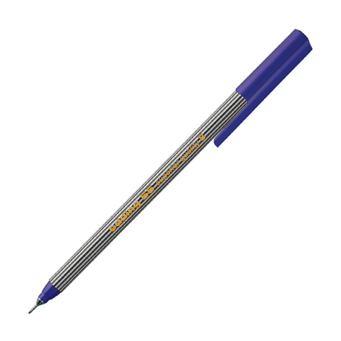 Edding E-55 Fineliner Keçe Uçlu Kalem Mor - 1