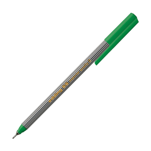 Edding E-55 Fineliner Keçe Uçlu Kalem Yeşil - 1