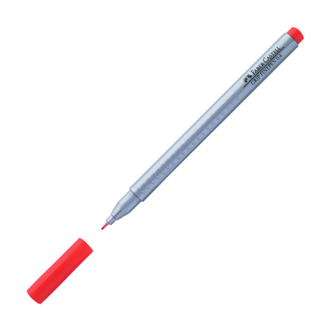 Faber-Castell Grip Finepen 0.4Mm Keçe Uç Kırmızı (151621) - 1