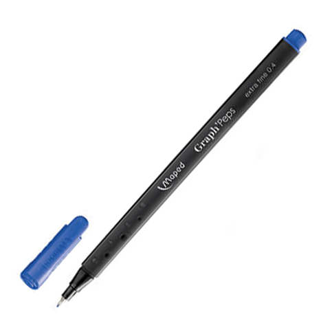 Maped 749105 Fineliner Keçe Uçlu Kalem Lacivert - 1