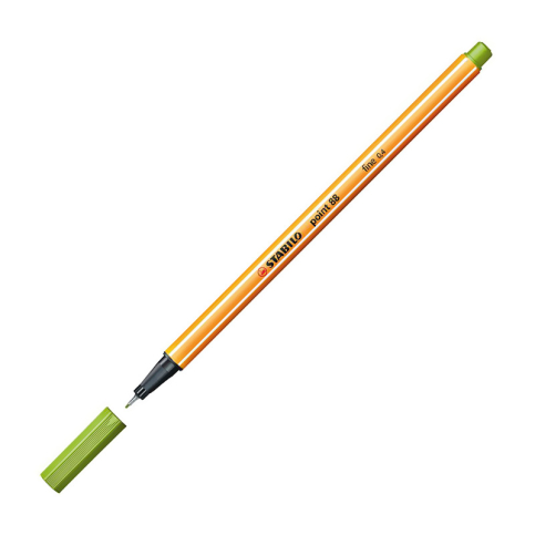 Stabilo 88 Point Fineliner Keçe Uçlu Kalem 0.4Mm 33 Elma Yeşili - 1