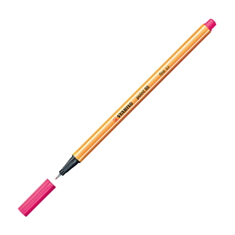 Stabilo 88 Point Fineliner Keçe Uçlu Kalem 0.4Mm 56 Gül Pembe - 1