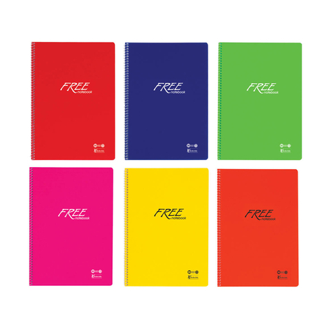 Keskin Free Spiralli Defter A4 Kareli 80 Yaprak (320422) - 1