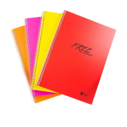 Keskin Free Spiralli Defter A4 Kareli 120 Yaprak (320452) - KESKİN