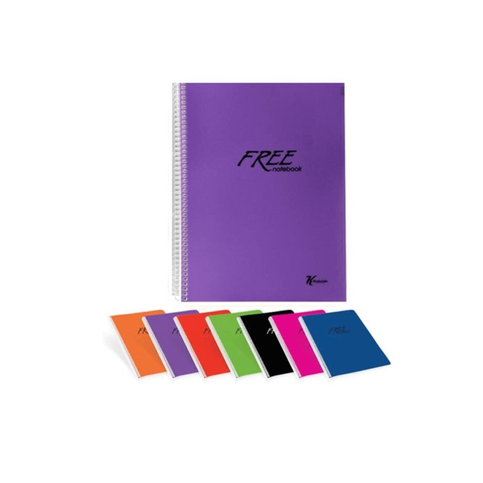 Keskin Free Spiralli Defter A5 Kareli 120 Yaprak (450152) - 1