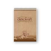 Keskin Dekokraft Spiralli Bloknot A5 Kareli 100 Yaprak (144102) - KESKİN