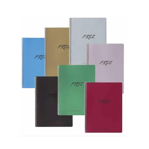 Keskin Free Platinum Spiralli Defter A4 Çizgili 100 Yaprak (320341) - 1