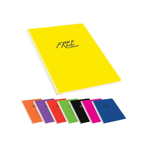 Keskin Free Spiralli Defter A4 Çizgili 40 Yaprak (320391) - 1