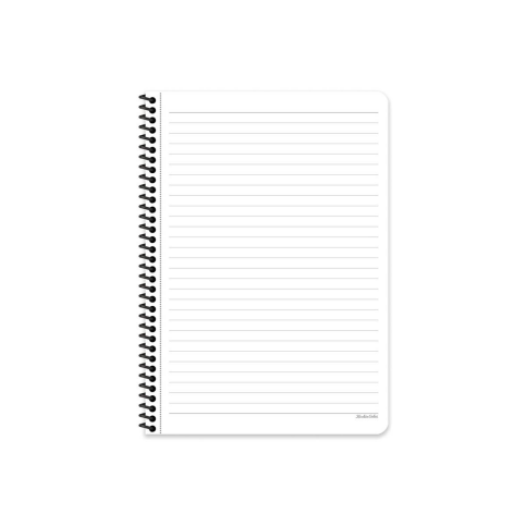 Keskin Outdoor Spiralli Sert Kapak Defter 17X24 Çizgili 80 Yaprak Bordo (411002) - 2