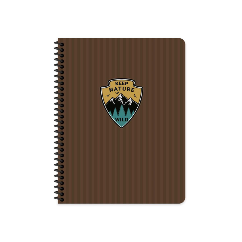 KESKİN OUTDOOR SPİRALLİ SERT KAPAK DEFTER 17x24 ÇİZGİLİ 80 YAPRAK KAHVE (411001)