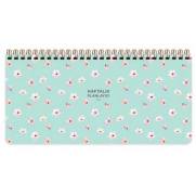 Keskin Planner Spiralli Haftalık Planlayıcı 13X27 Su Yeşili (830126) - 1