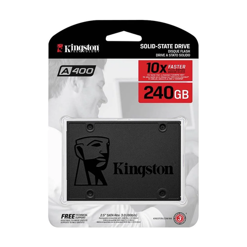 Kingston A400 Dahili Harddisk 240 Gb Sata 3.0 2.5 İnç 10X (Sa400S37/240Gb) - 1