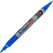 Artline Ek-041T Çift Uçlu Permanent Markör Mavi - 2