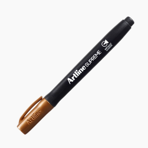 Artline Epf-790 Supreme Metalik Markör Kalem Bronz - 1