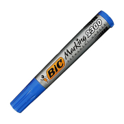 Bic 2300 Permanent Markör Koli Kalemi Kesik Uç Mavi (8209253) - BİC