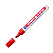 Edding 3300 Permanent Markör Kesik Uç Kırmızı - EDDİNG