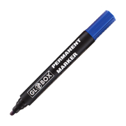 Globox 6770 Permanent Markör Koli Kalemi Yuvarlak Uç Mavi - GLOBOX