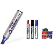 Mikro Mr-6010 Jumbo Permanent Markör Koli Kalemi Kesik Uç 10Mm Mavi - MİKRO