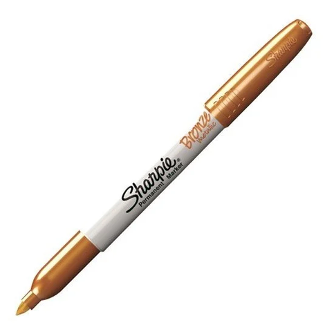 Sharpie Permanent Markör Yuvarlak Uç Metalik Bronz (1834365) - 1