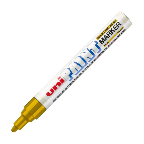 Uni Px-20 Yağ Bazlı Paint Markör 2.2-2.8Mm Sarı - 1