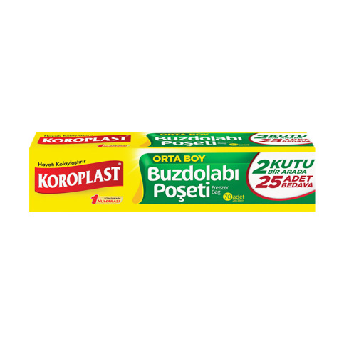 Koroplast Orta Boy Buzdolabı Poşeti 24X38 - 1