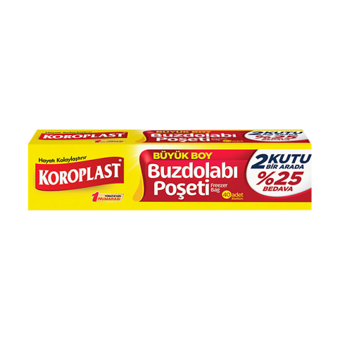 Koroplast Büyük Boy Buzdolabı Poşeti 30X45 - 1