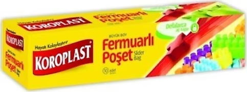 Koroplast Fermuarlı Poşet 26X28 Cm 10Lu - 1