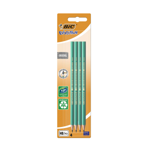 Bic 650 Evolution Kurşun Kalem Hb 4Lü Blister (8902762)(8902764) - 1