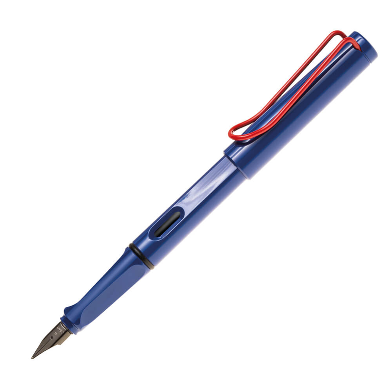 LAMY 14MK-M SAFARİ DOLMA KALEM M UÇ MAVİ (KIRMIZI KLİPS)