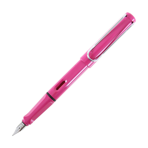 Lamy 13 Safari Dolma Kalem M Uç Parlak Pembe - 1