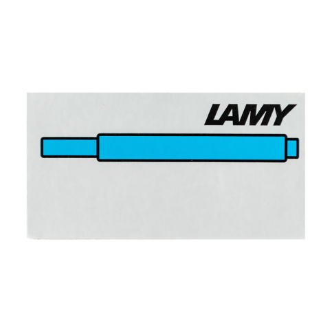 Lamy T10 Dolma Kalem Kartuşu Turkuaz 5Li - 2