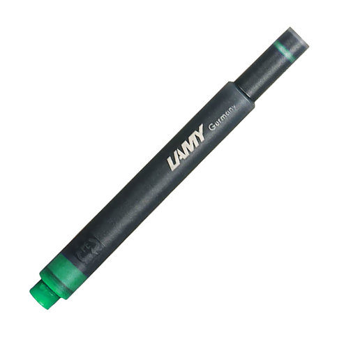 Lamy T10 Dolma Kalem Kartuşu Yeşil 5Li - 1