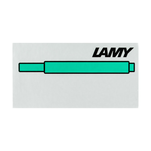 Lamy T10 Dolma Kalem Kartuşu Yeşil 5Li - 2