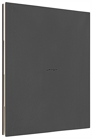 Laton Koppi B5 Tarihsiz Planlayıcı Toplantı Organizatörü Termo Deri Yumuşak Kapak Defter 18X23Cm 128 Yaprak Koyu Gri - 1