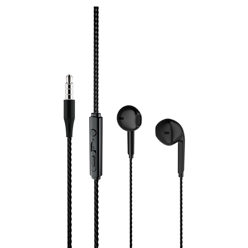 Lecoo Eh104B Kablolu Kulak İçi Mikforonlu Kulaklık 3.5Mm Jack Siyah - 3