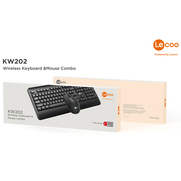 Lecoo Kw202 Kablosuz Klavye Mouse Siyah - 4