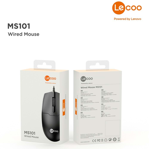 Lecoo Ms101 Kablolu Mouse Usb Siyah - 4