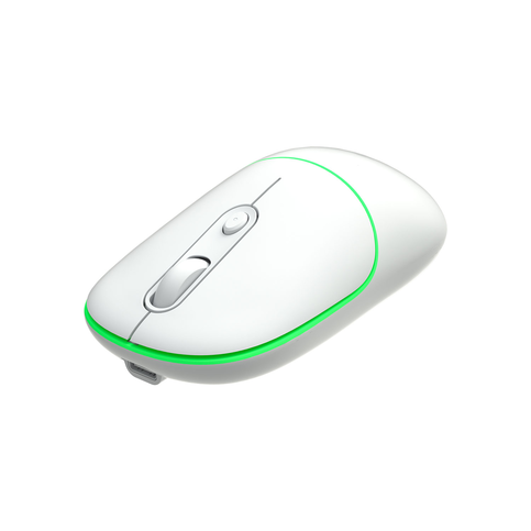 Lecoo Ws210 Bluetooth & 2.4G Wifi Wireless Charging Mouse Beyaz (Şarjlı ) - 1