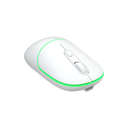 Lecoo Ws210 Bluetooth & 2.4G Wifi Wireless Charging Mouse Beyaz (Şarjlı ) - 3