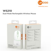 Lecoo Ws210 Bluetooth & 2.4G Wifi Wireless Charging Mouse Beyaz (Şarjlı ) - 5