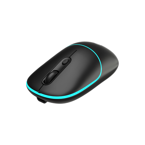 Lecoo Ws210 Bluetooth & 2.4G Wifi Wireless Charging Mouse Siyah (Şarjlı ) - 4