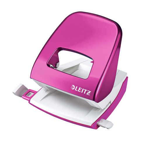 Leitz 5008 Wow Delgeç 30 Sayfa Metalik Pembe Blister - 1